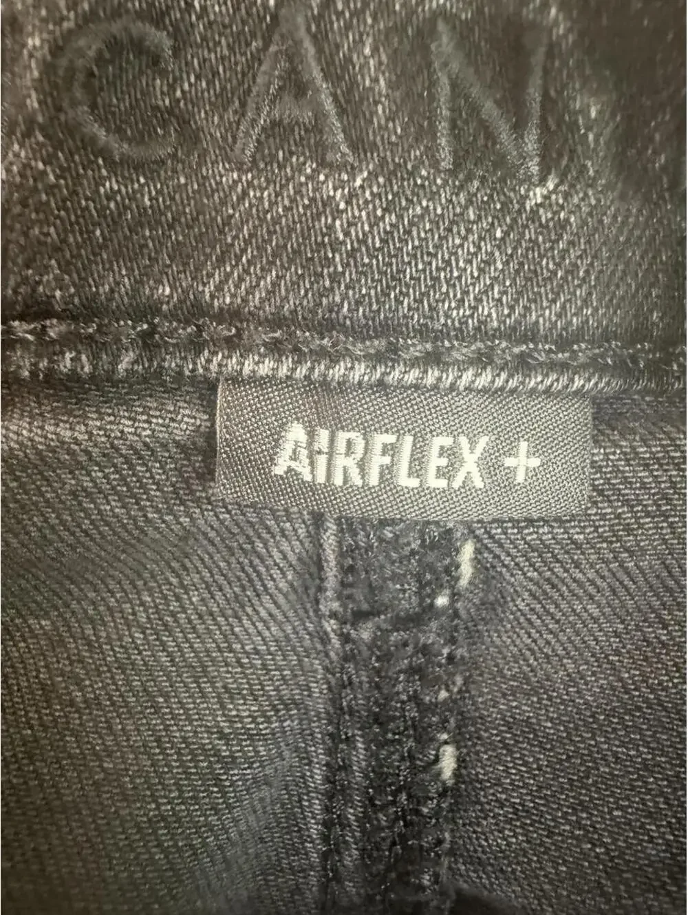 American Eagle Outfitters Airflex+ Black Denim Jeans Size 31x32